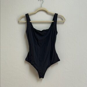 SKIMS Elegant Black Shapewear Bodysuit